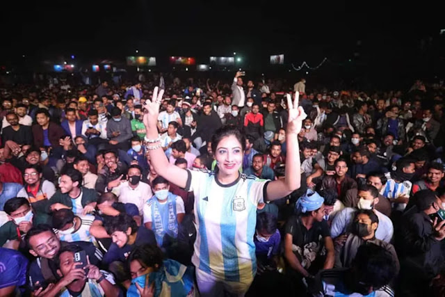 Argentina Fans in Bangladesh