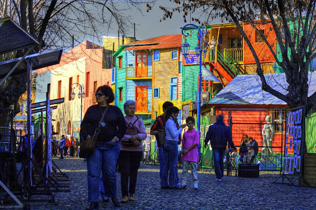 Caminito Argentinien Colorful Street